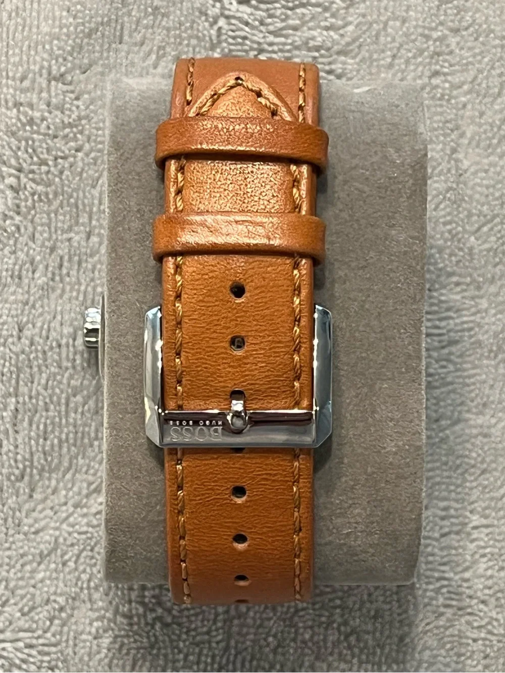 Hugo Boss Men's Blue Dial Brown Leather Strap Pilot Edition Watch